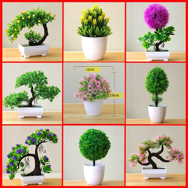 Bonsai Garden Ideas - Petit arbre artificiel en pot, fausse