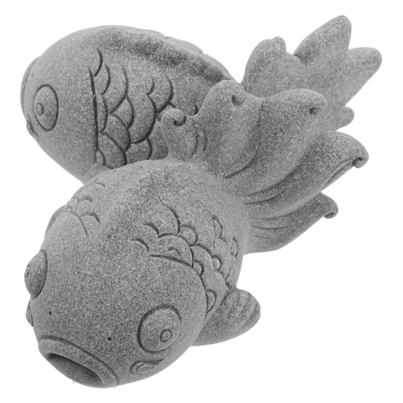 2 Statues de Poissons Koi Réal - Bonsai Koi Garden avis et prix