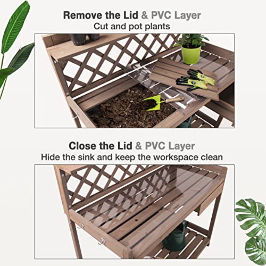 Banc de jardinage extérieur en - Bonsai Garden Bench avis et prix