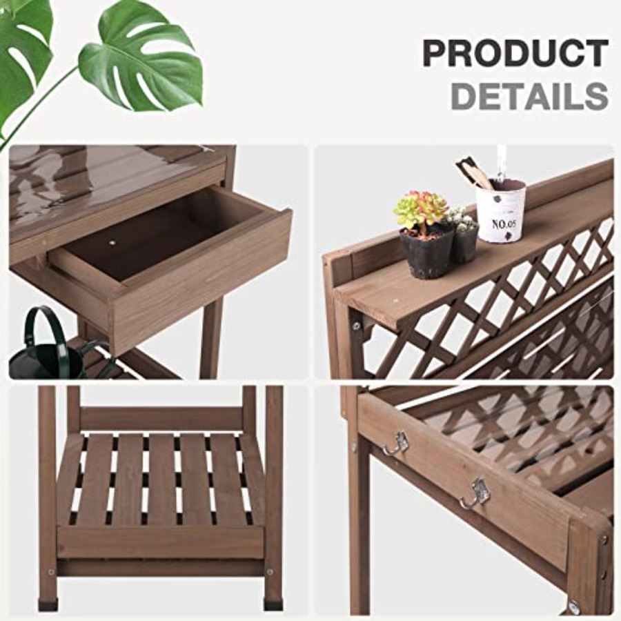 Banc de jardinage extérieur en - Bonsai Garden Bench avis et prix
