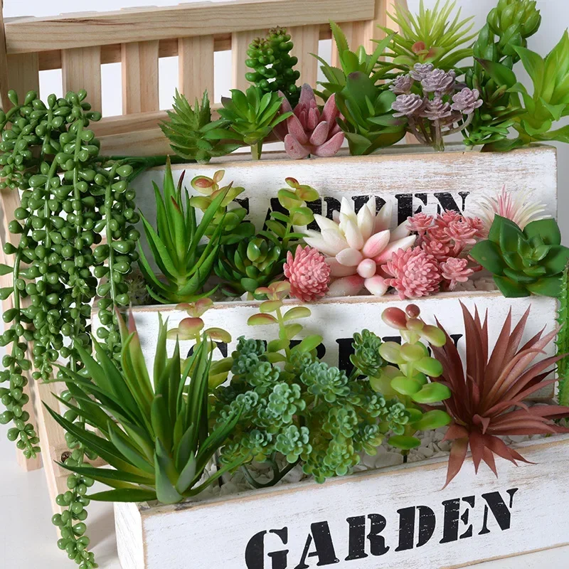 Plantes succulentes en PVC, fa - Bonsai Garden Ideas avis et prix