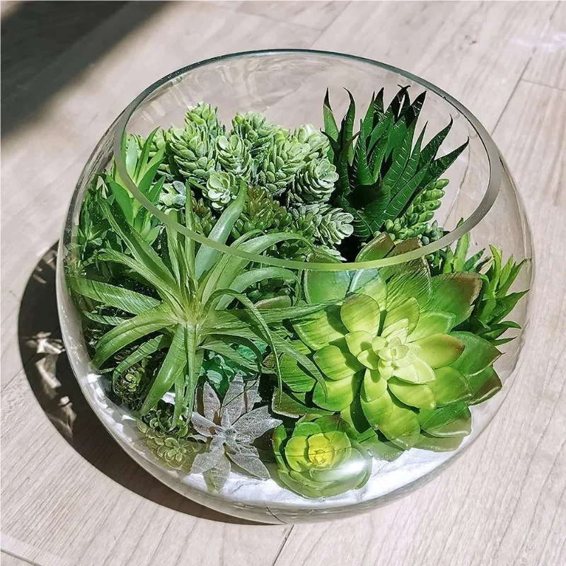 Plantes succulentes en PVC, fa - Bonsai Garden Ideas avis et prix